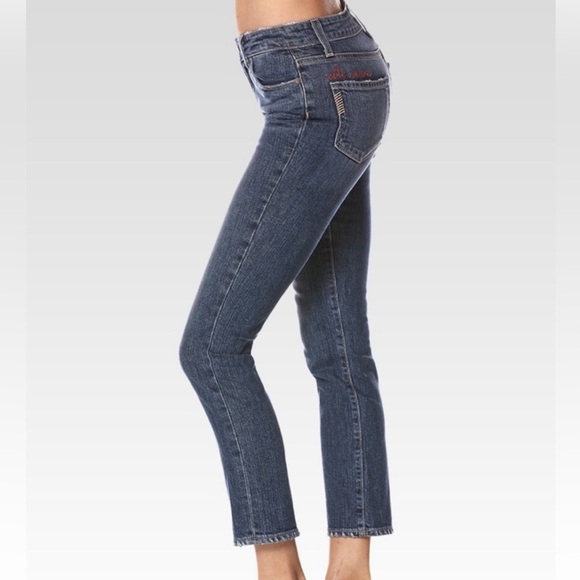 PAIGE Jacqueline Straight Crop Elle Reve High Rise Jeans. Tags no longer on. - Picture 3 of 13
